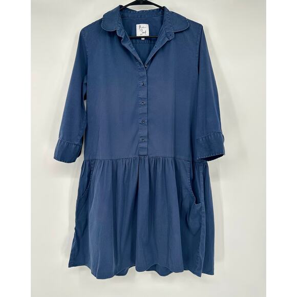 The Shirt by Rochelle Behrens Drop-Waist Shirt Dress - Picture 4 of 9